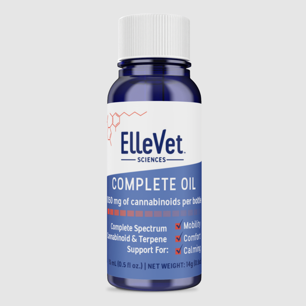 ElleVet Hemp CBD+CBDA Oil for Dogs, 15 Milliliters