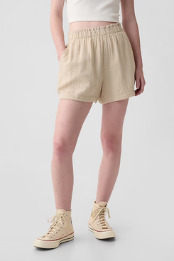 Gap – Crinkle gauze pull-on shorts