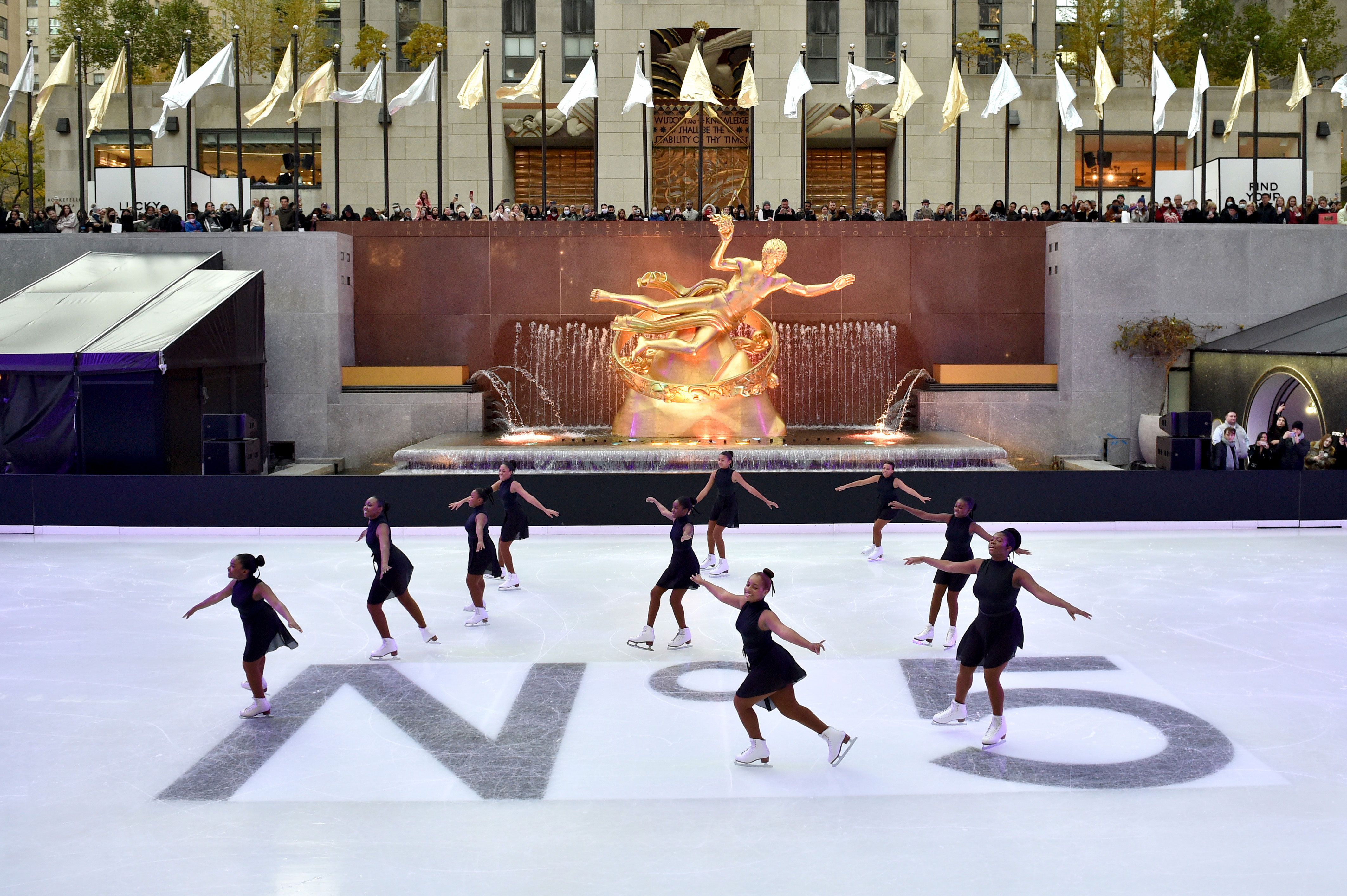 Chanel Celebrates 100 Years Of No.5 At Rockefeller Center