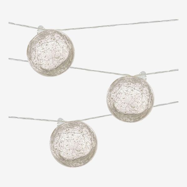 Allsop Handblown Glass Solar String Lights