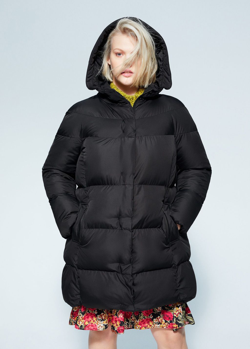 Plus Size Women Fleece Lined Hoodies Coat Sweatshirt Parka Outwear Jacket Winter 