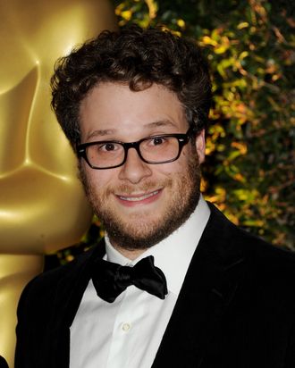 LOS ANGELES, CA - NOVEMBER 12: Actress Seth Rogan arrives at the Academy of Motion Picture Arts and Sciences' 3rd Annual Governors Awards at the Hollywood & Highland Grand Ballroom on November 12, 2011 in Los Angeles, California. (Photo by Kevin Winter/Getty Images)