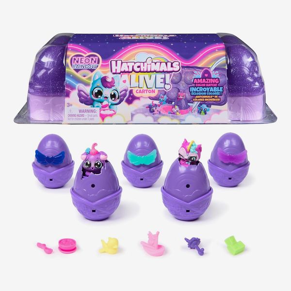 Hatchimals Alive! Neon Rainbow Egg Carton