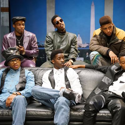 New Edition Mini series, Los Angeles, California, June 6, 2016.(Photo by Bennett Raglin)