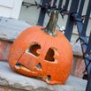 Rotting Jack-o-lantern Pumpkin