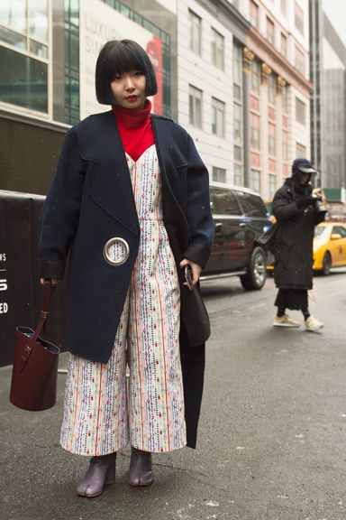 Who Had the Best Street Style at Fashion Week Yesterday?