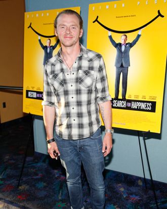 Simon Pegg==Hampton's Screening of HECTOR AND THE SEARCH FOR HAPPINESS ==United Artist Cinema, East Hampton, NY==July 28, 2014==?Patrick McMullan==Photo- ADRIEL REBOH /PatrickMcMullan.com====