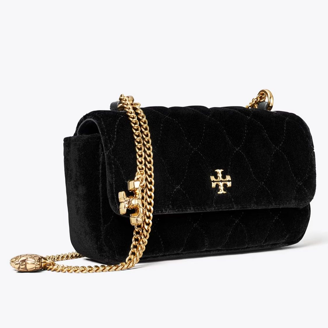 Tory Burch Kira Velvet Mini Flap Bag