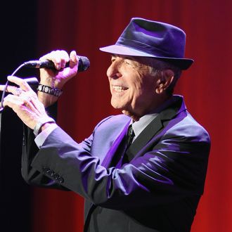 Leonard Cohen Performs At the 02 Dublin