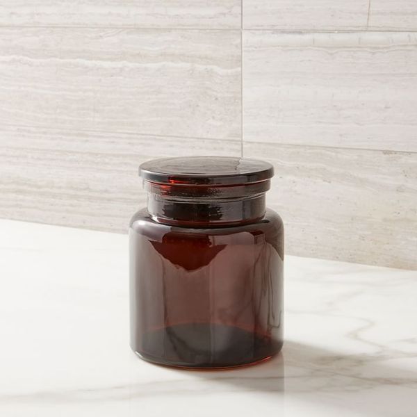 Glass Bathroom Canisters