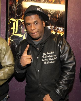 WEST HOLLYWOOD, CA - JANUARY 30: Musician Jay Electronica attends the 6th Annual Roots Jam Session at Key Club on January 30, 2010 in West Hollywood, California. (Photo by Christopher Polk/Getty Images) *** Local Caption *** Jay Electronica