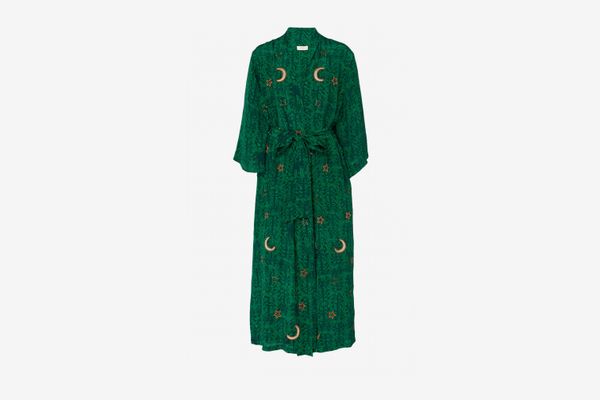 Chufy x The Luxury Collection Kaf Embroidered Wrap Dress