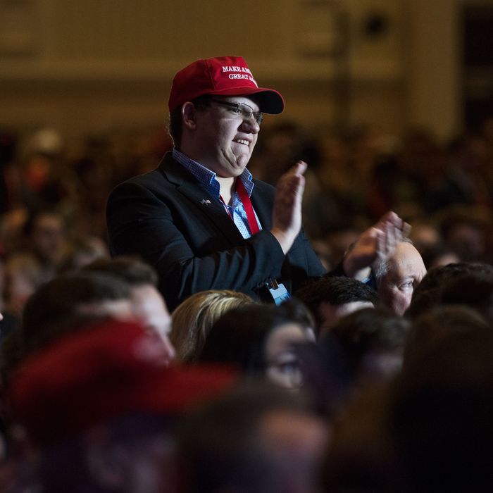 Young Trump supporter.