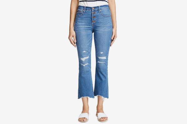 Madewell Button-Front Cali Demi-Boot Jeans