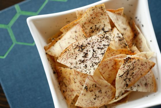 Truffle taro chips.