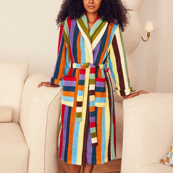 Dusen Dusen Eucalyptus Stripe Bathrobe
