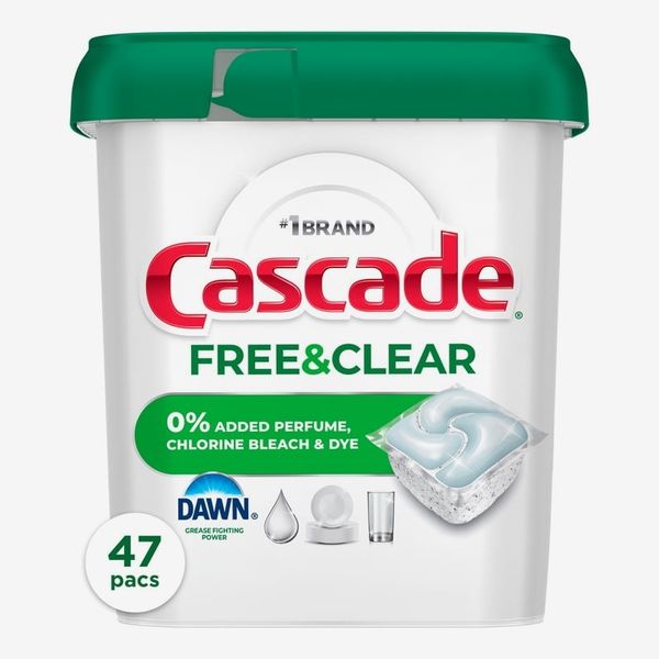 Cascade Free & Clear Dishwasher Pods - 47 Count