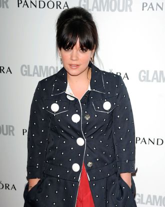 Lily Allen attends Glamour Women of the Year Awards 2012 at Berkeley Square Gardens on May 29, 2012 in London, England.