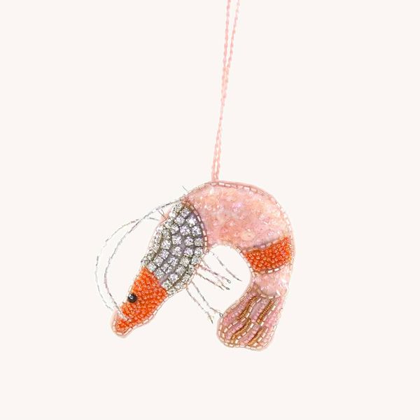 Catbird Little Shrimp, Big Dreams Ornament