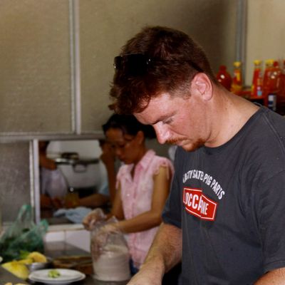 Gallagher, at work in Vietnam.