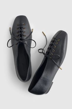 Madewell The Mylie Lace-Up Glove Flat