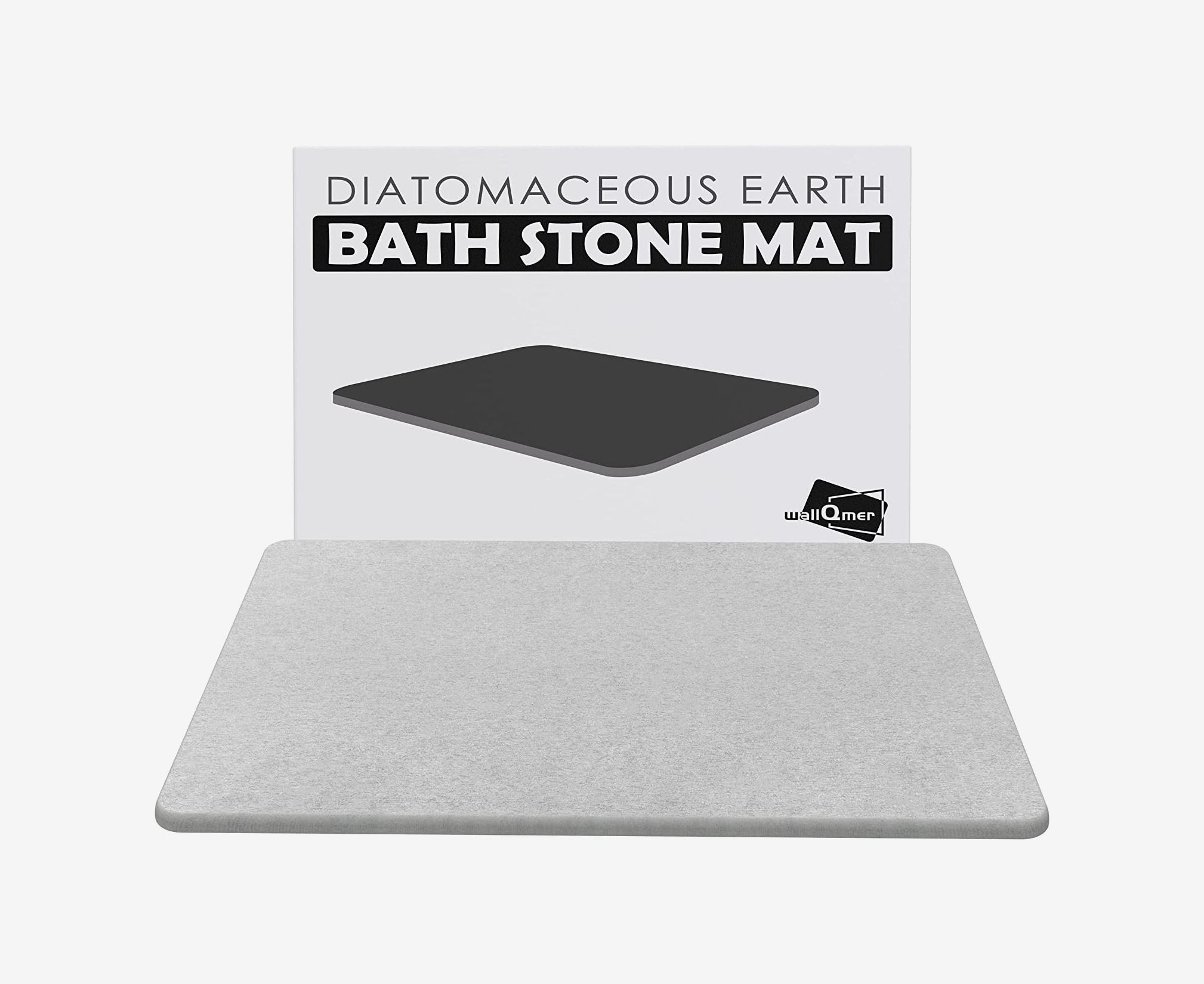DREAVIO Stone Bath Mat - Quick Dry & Non-Slip Diatomaceous Earth