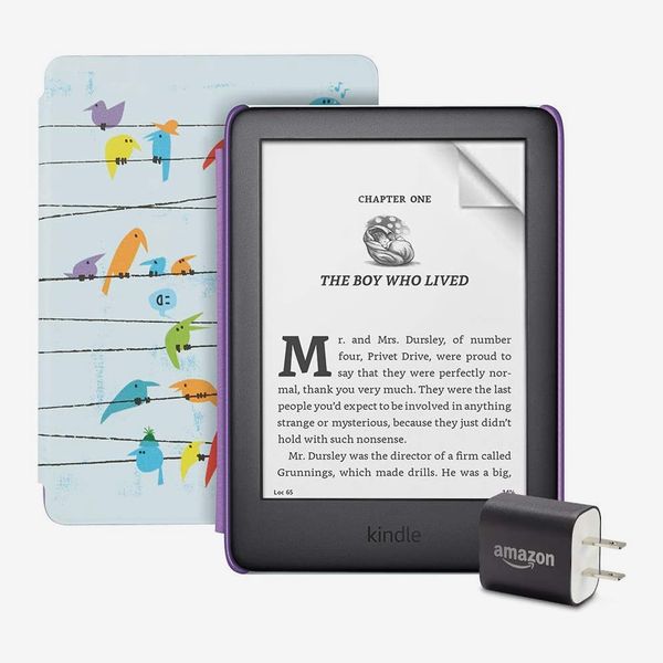 Kindle Kids Edition Essentials Bundle including Screen Protector and Power Adapter