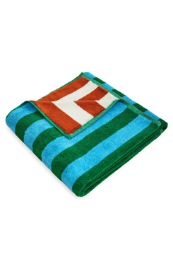 Dusen Dusen Field Stripe Cotton Terry Bath Towel