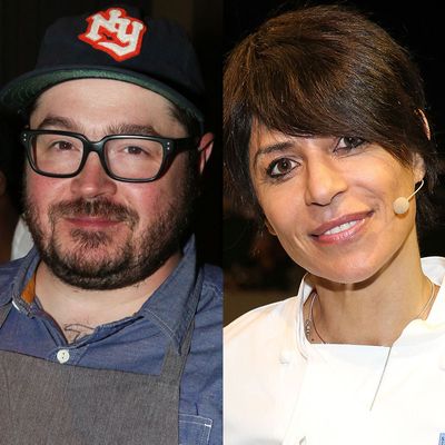 René Redzepi, Sean Brock, and Dominique Crenn.