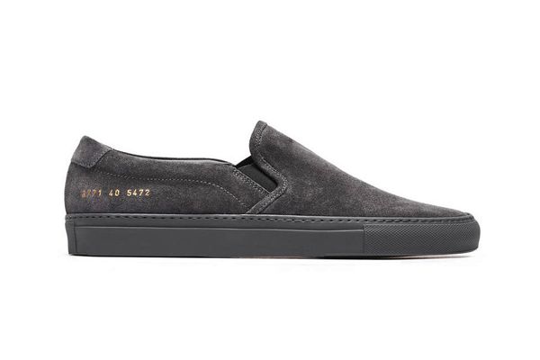 Woman by Common Projects Slip On in Suede Sneakers