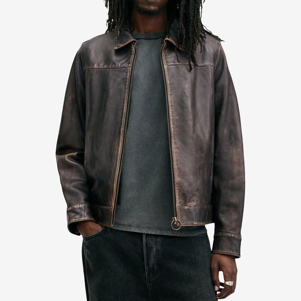 AllSaints Alkan Leather Jacket
