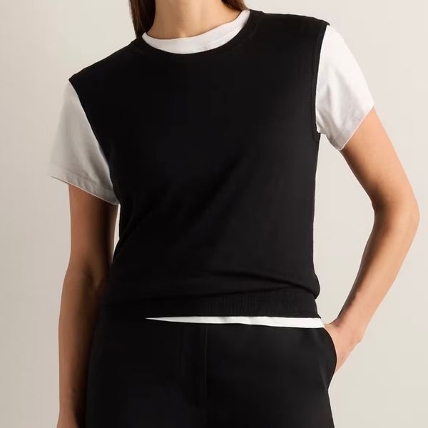 Quince Lightweight Cotton Cashmere Sweater Tank