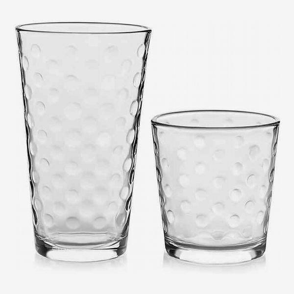 plain drinking glasses