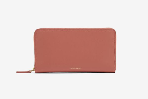 Mansur Gavriel Zip-Around Leather Wallet