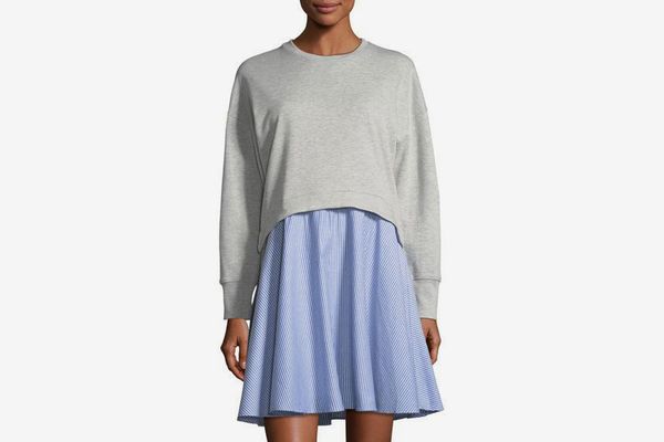 Neiman Marcus Sweatshirt Twofer Dress