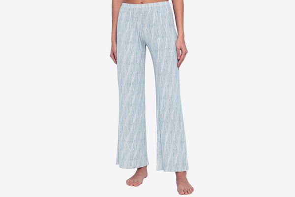 Eberjey Daimond Maze Printed Stretch-Modal Pajama Pants