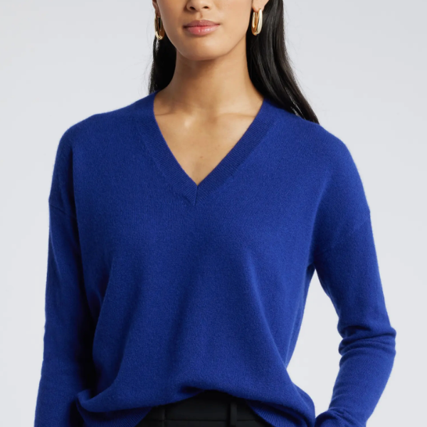 Nordstrom V-Neck Cashmere Sweater