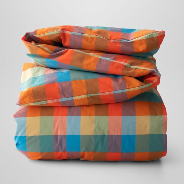 Schoolhouse Woven Plaid Duvet Cover