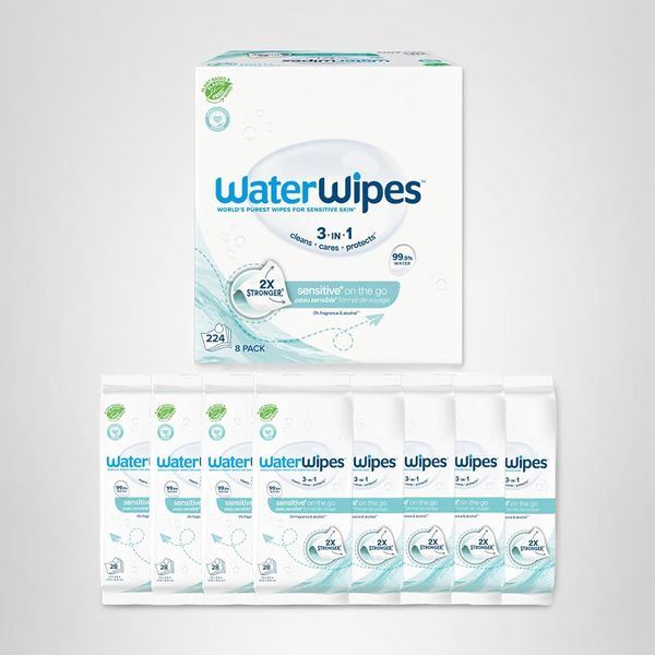 Water Wipes On the Go - 8 Pack