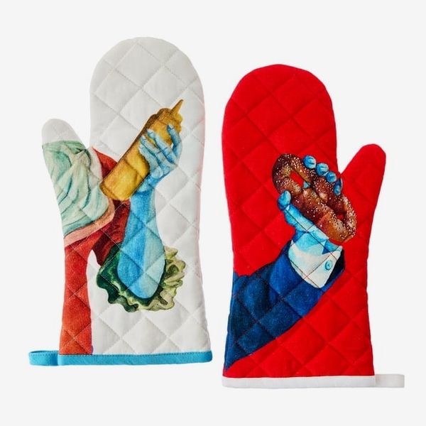 Sheila Bridges Philadelphia Collection Cotton Oven Mitts, 2 Count