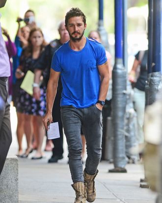 Shia LaBeouf leaves police precinct after being arrested in New York City.<P>Pictured: Shia LaBeouf<B>Ref: SPL790460 270614 </B><BR/>Picture by: Steffman-Turgeon / Splash News<BR/></P><P><B>Splash News and Pictures</B><BR/>Los Angeles:310-821-2666<BR/>New York:212-619-2666<BR/>London:870-934-2666<BR/>photodesk@splashnews.com<BR/></P>