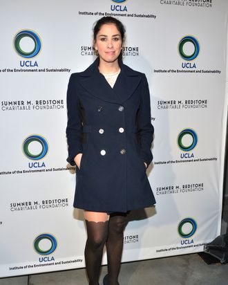 Actress Sarah Silverman attends the UCLA Institute Of The Environment And Sustainability's 2nd Annual Evening Of Environmental Excellence on March 5, 2013 in Beverly Hills, California.