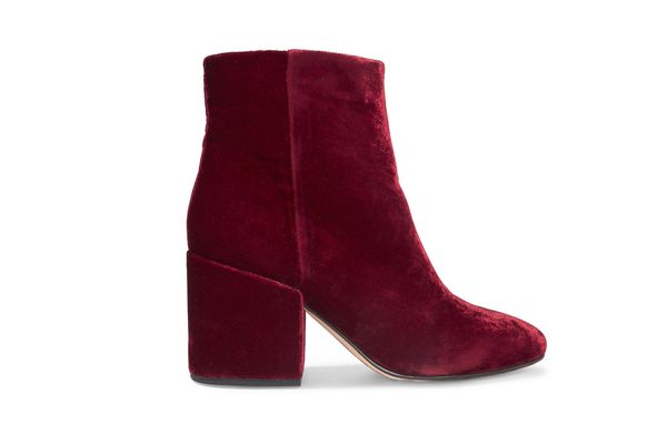 SAM EDELMAN Taye velvet ankle boots