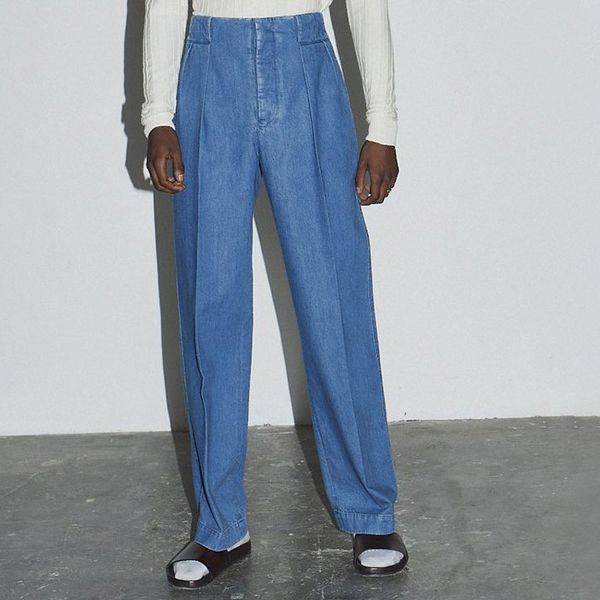 DORIC Mens Trousers Sweatpants Relaxed Fit Jeans Multi Zipper Cotton Vintage Casual Trouser Long Pants