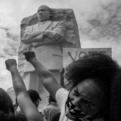 Tens Of Thousands Join ”Get Your Knee Off Our Necks” March In Washington DC