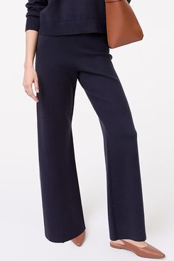 Ann Taylor Weekend Easy Fit Wide-Leg Sweater Pant