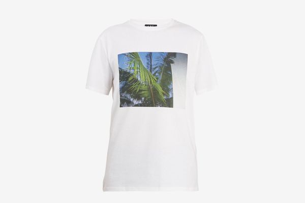 A.P.C. Palm Tree-Print Cotton T-shirt