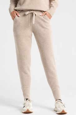 Zella Wool & Cashmere Knit Joggers