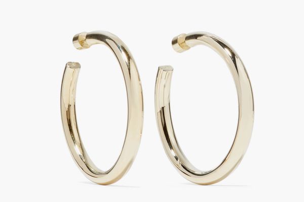 Jennifer Fisher Samira Gold-Plated Hoop Earrings