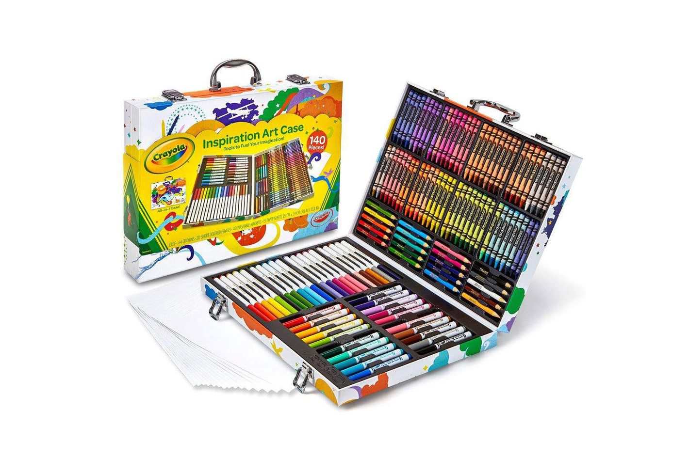 Crayola Inspiration Art Case 140 Pieces, Deluxe Set